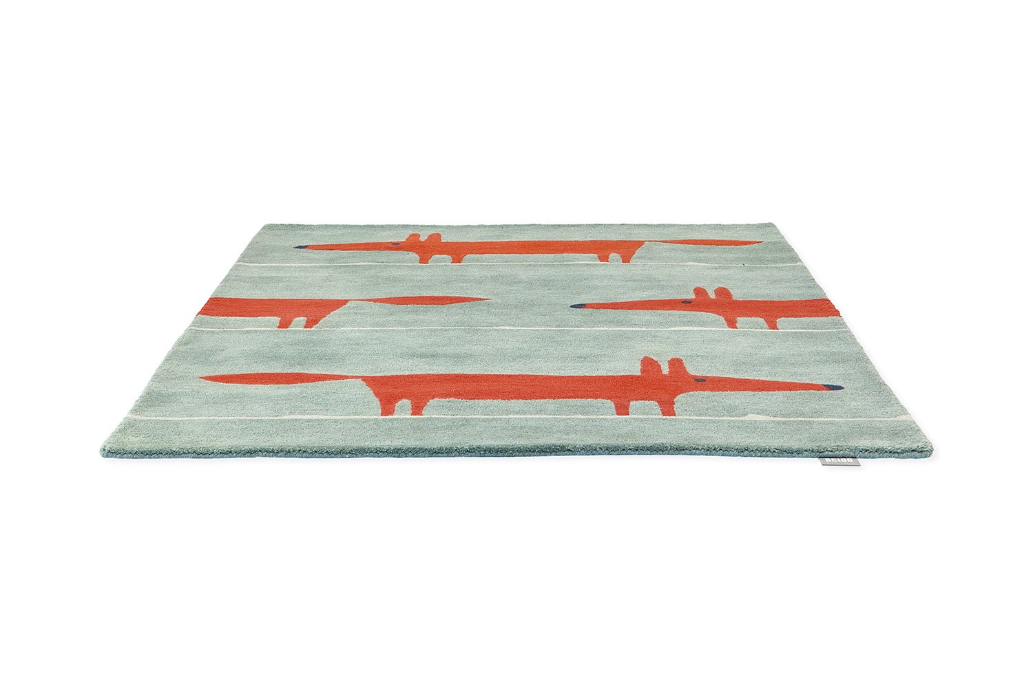 Mr Fox Rug - Mint Poppy - 025313