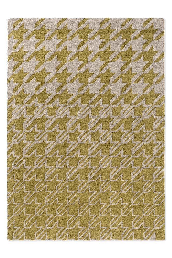 Houndstooth Rug - Mustard - Outdoor - 455706