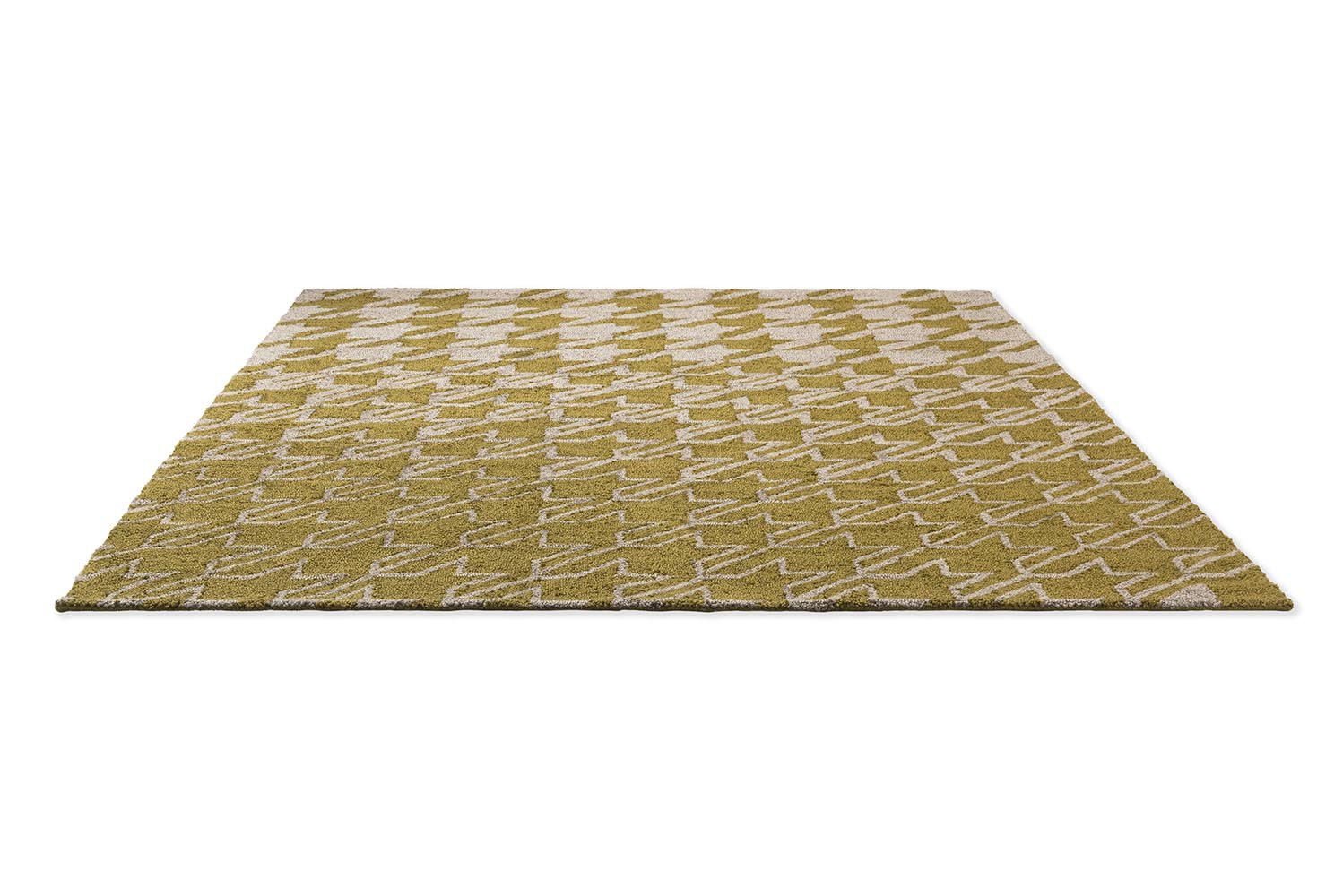 Houndstooth Rug - Mustard - Outdoor - 455706