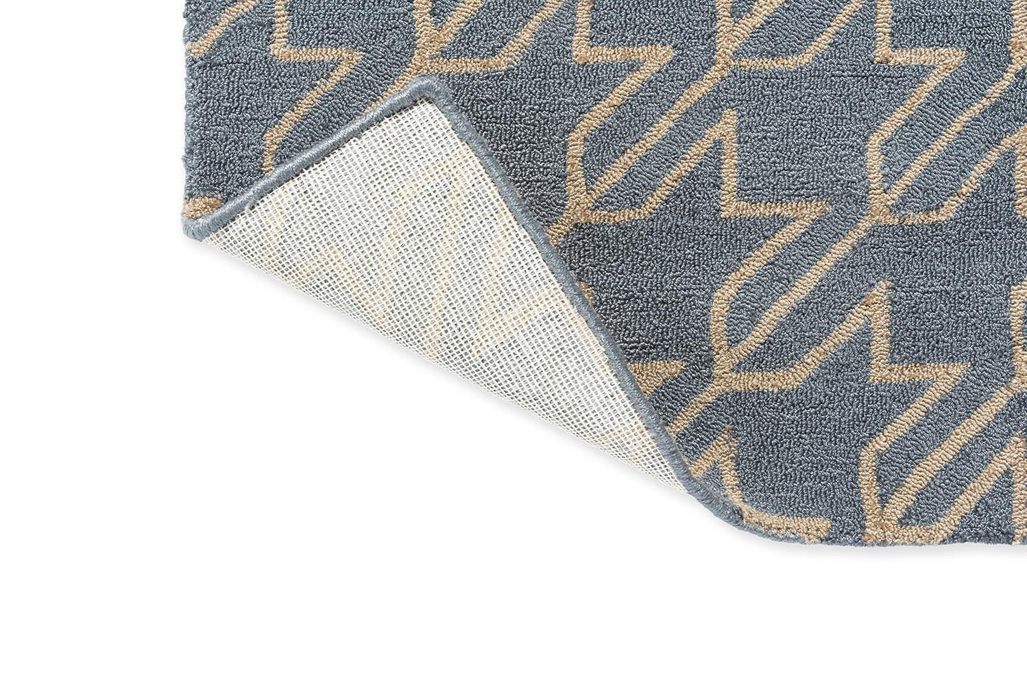 Houndstooth Rug - Washed Blue - Outdoor - 455708