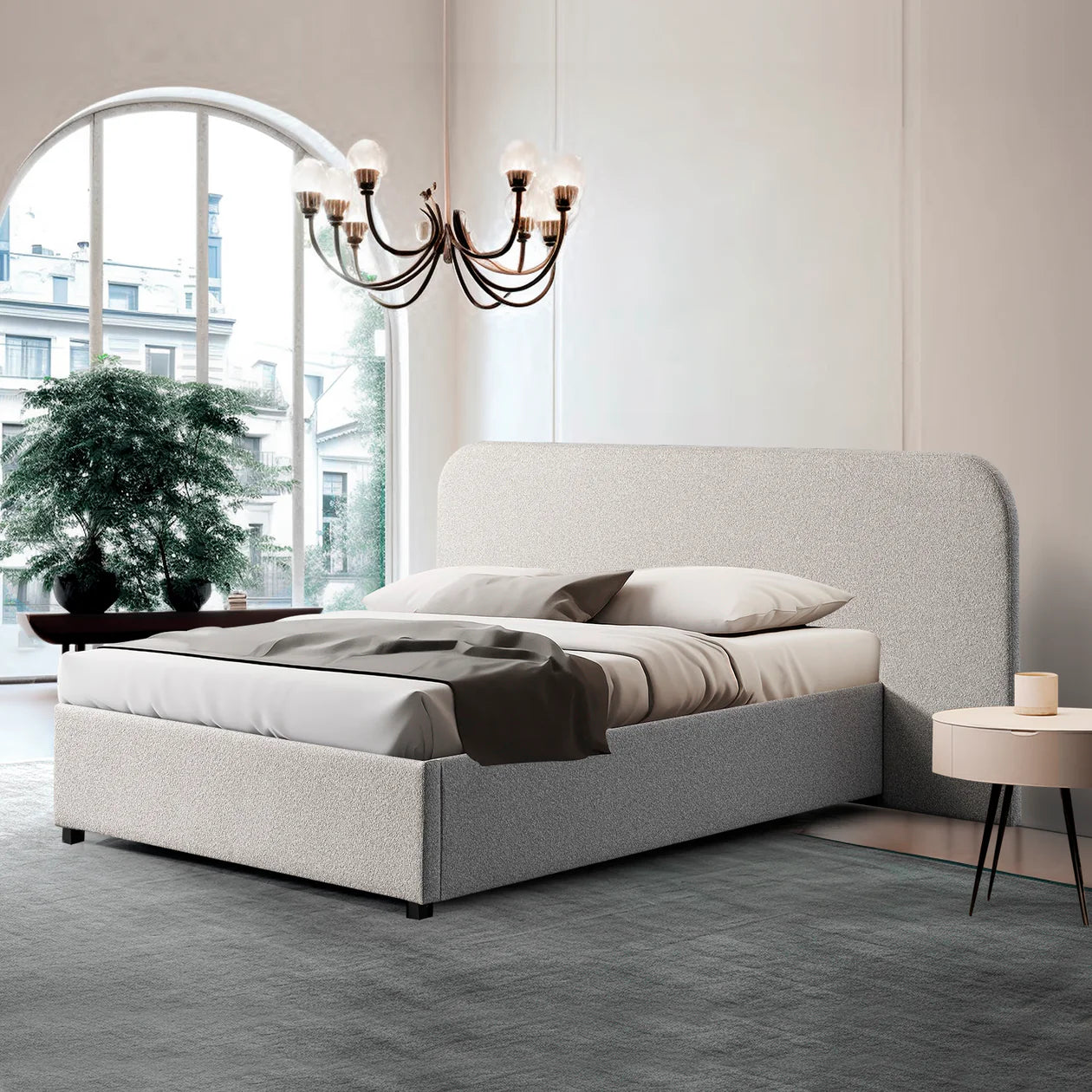 Greta Beds with Storage - Clay Grey