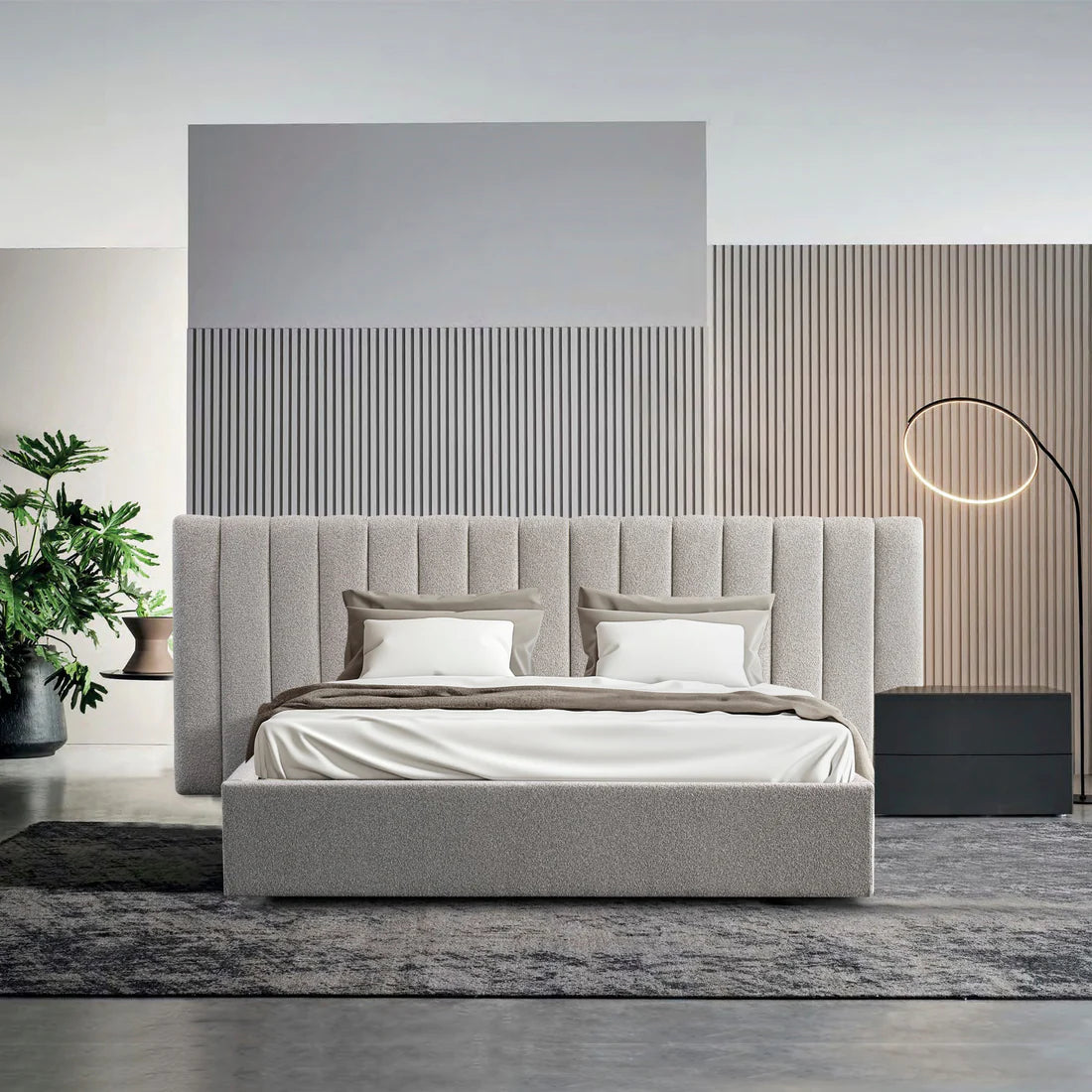 Ralph Bed with Storage - Clay Grey