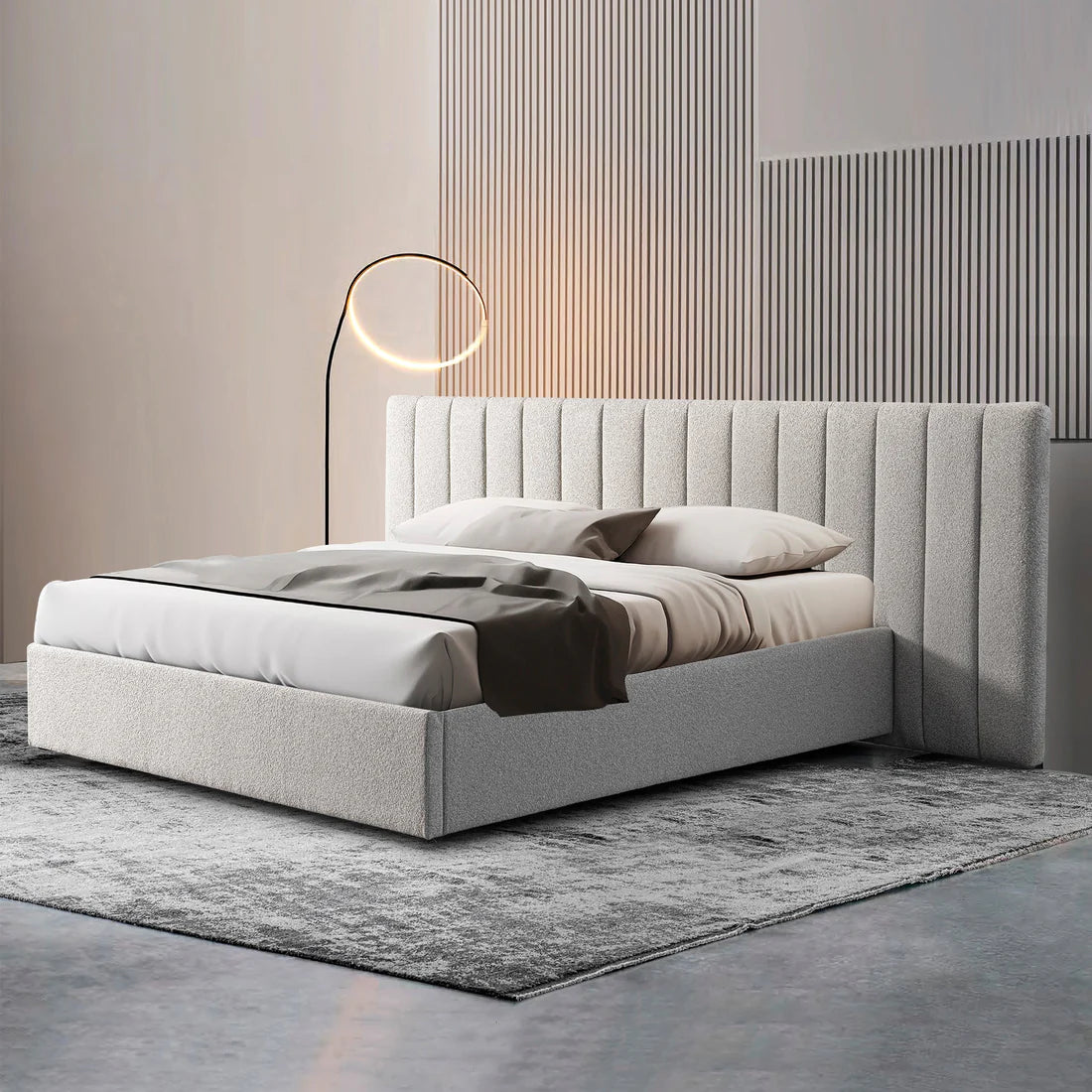 Ralph Bed with Storage - Clay Grey