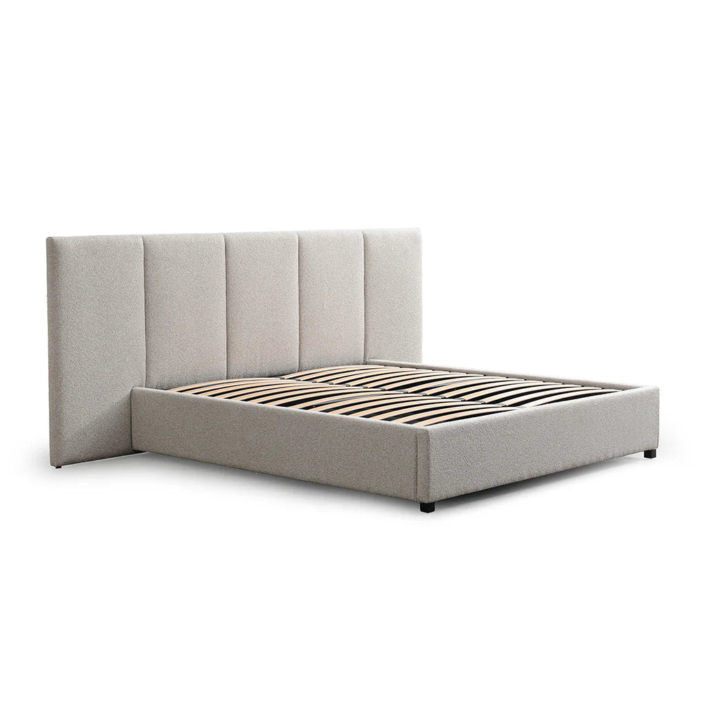 Amado Bed with Storage - Clay Grey