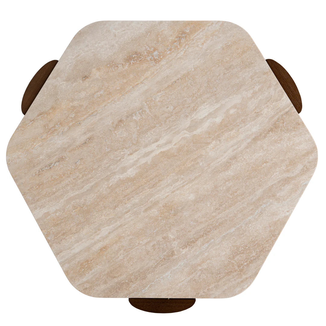 Larisa Travertine Coffee Table