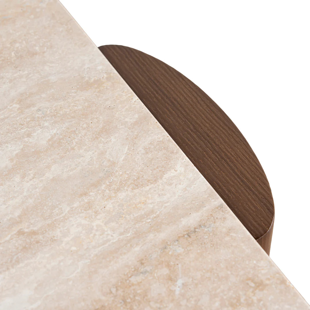 Larisa Travertine Coffee Table