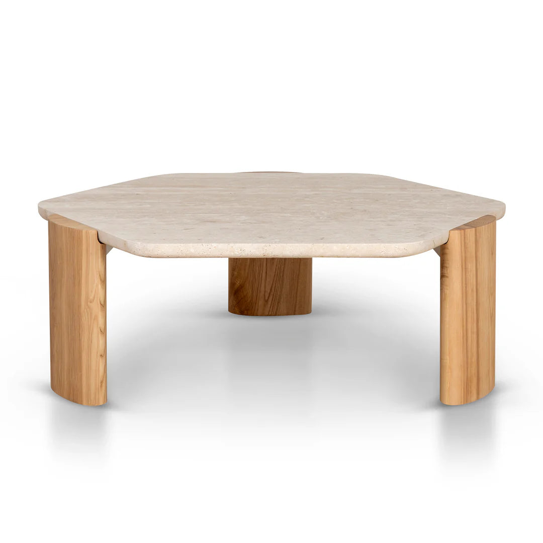 Larisa Travertine Coffee Table