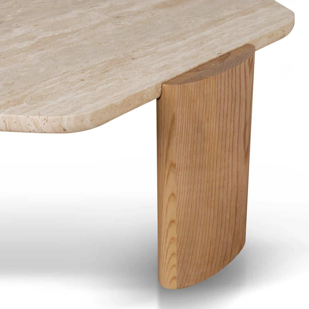 Larisa Travertine Coffee Table