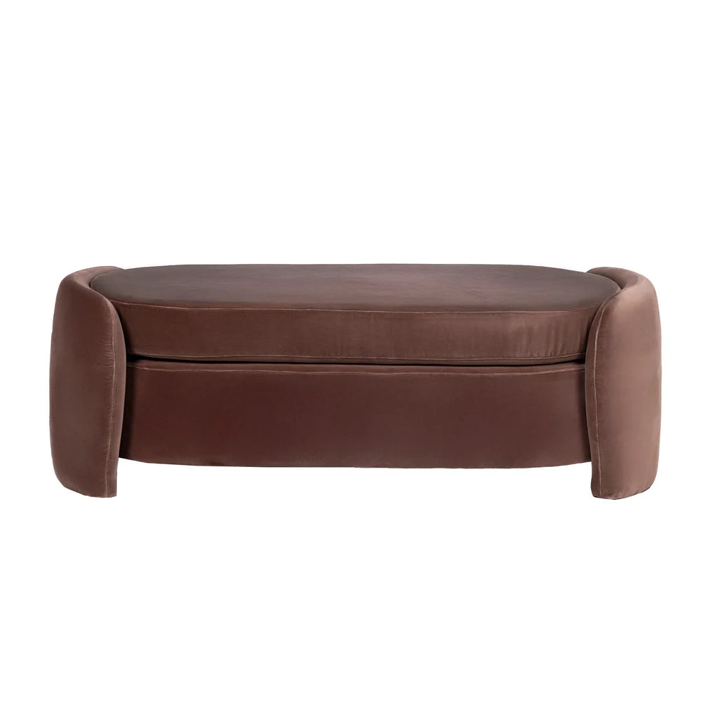 Jude Coco Long Ottoman Bench