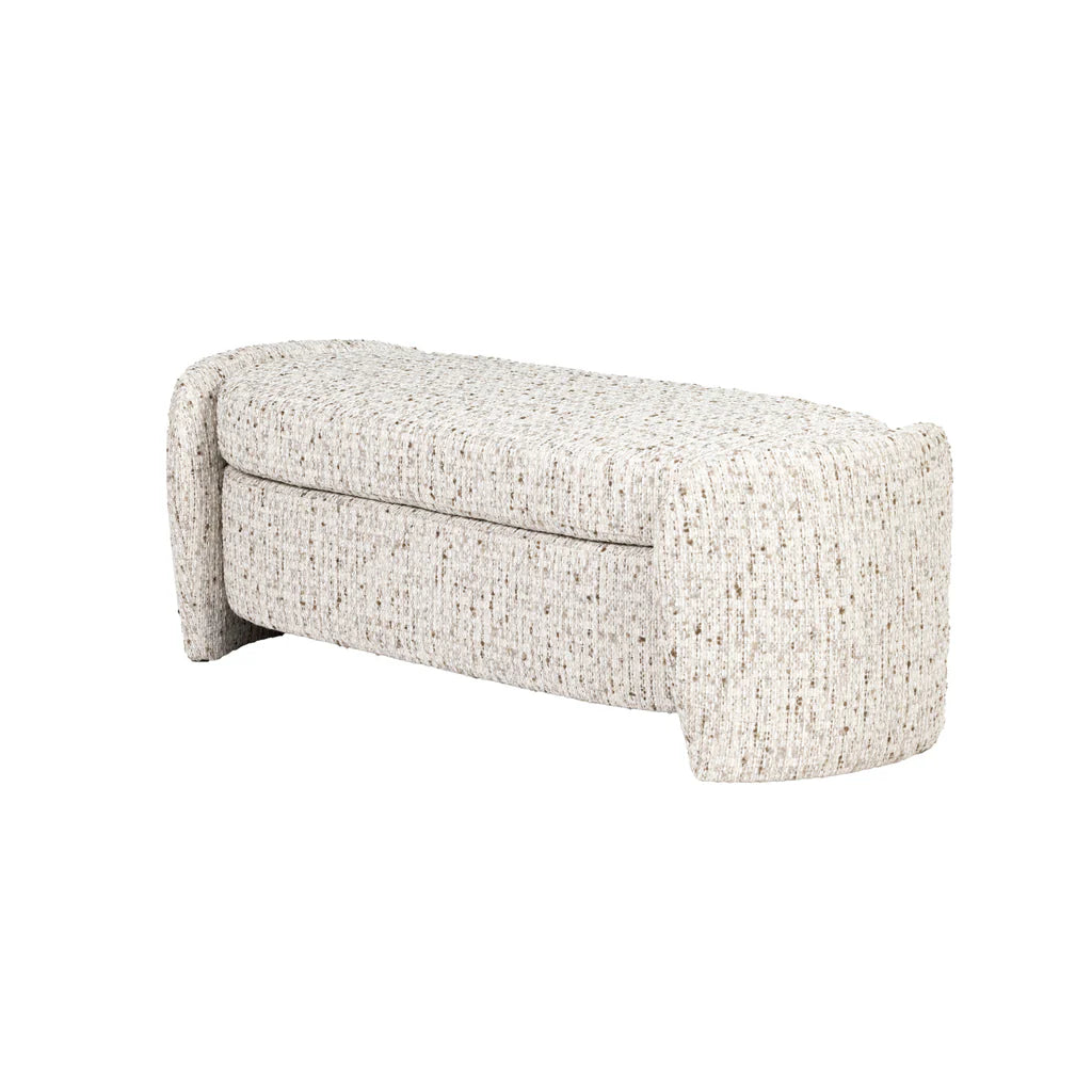Jude Coco Long Ottoman Bench - Nutmeg