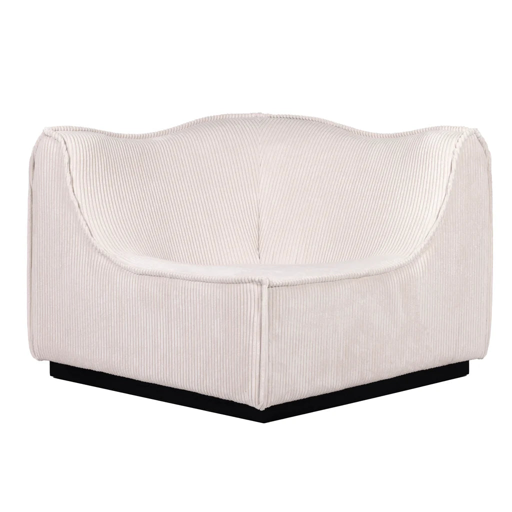 Cora Modular Sofa - Right Corner - Buff