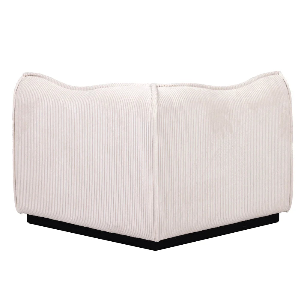 Cora Modular Sofa - Right Corner - Buff