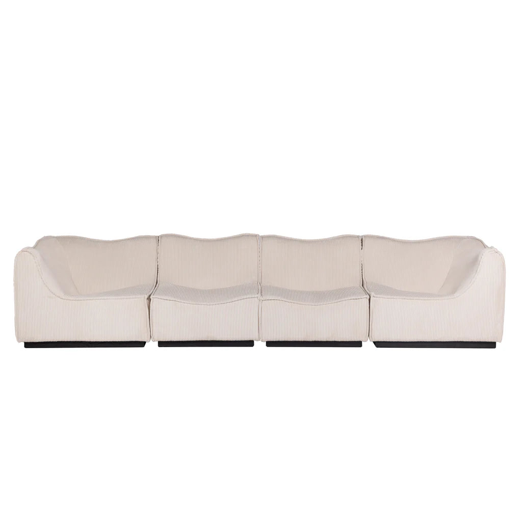 Cora Modular Sofa - Right Corner - Buff