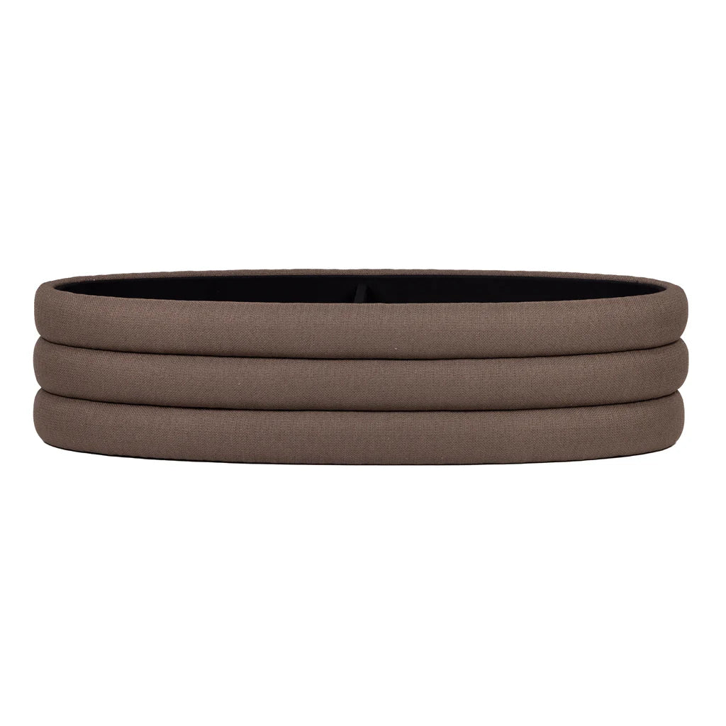 Earl Ottoman Bench - Putty