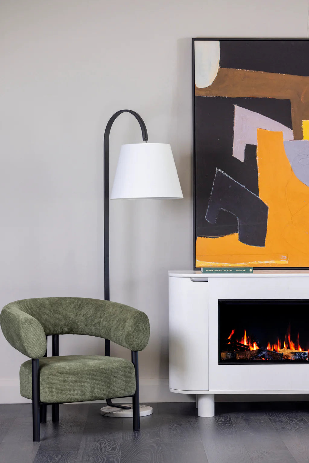 Ashton - Electric Fireplace - Sideboard