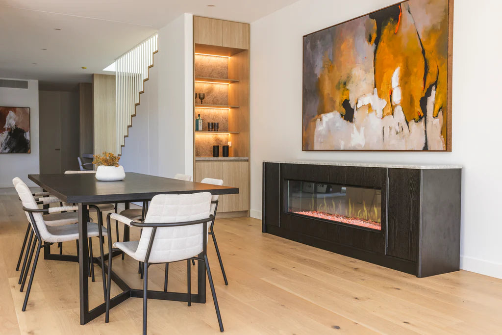 Grange -Electric Fireplace - Sideboard - Marble Top