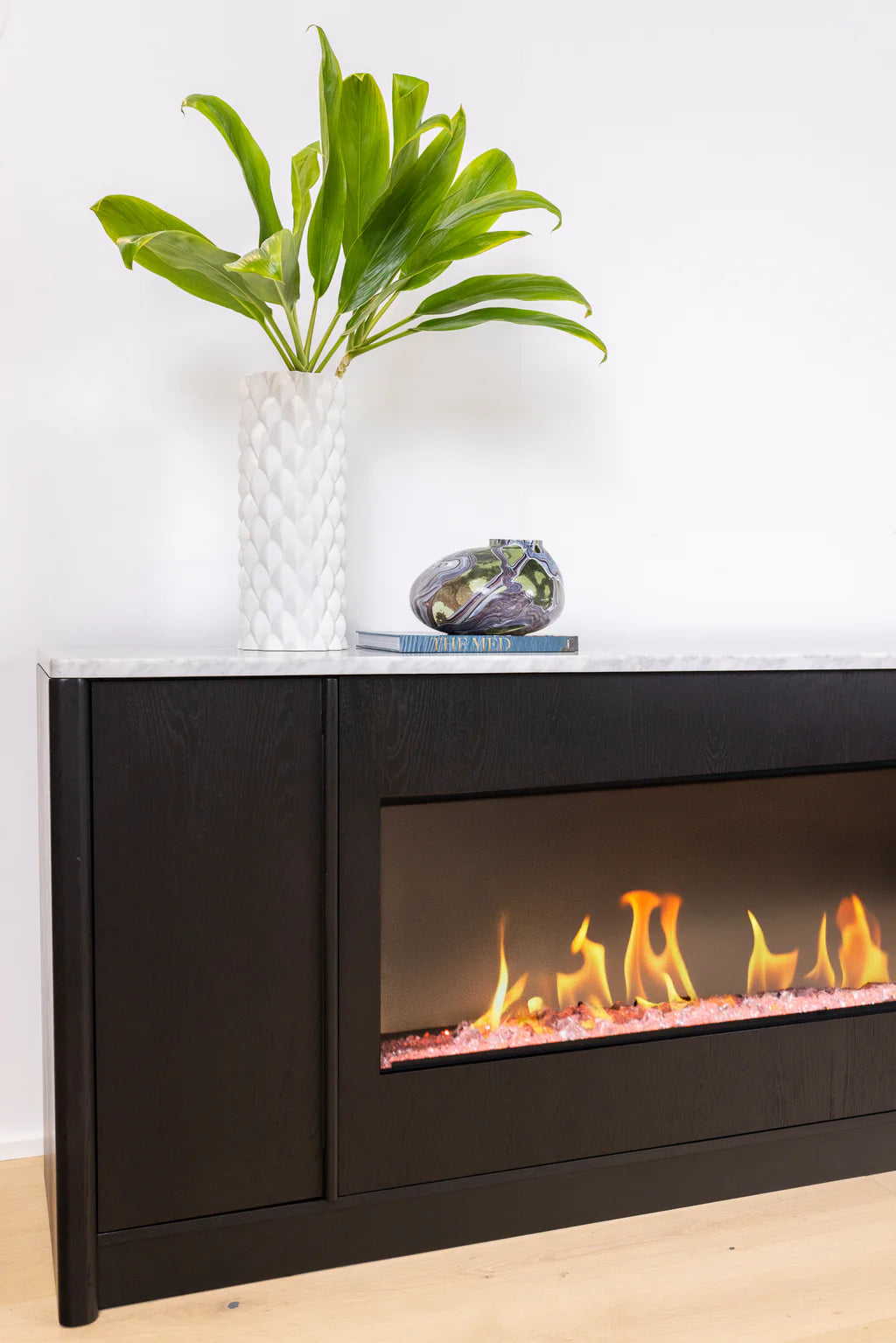 Grange -Electric Fireplace - Sideboard - Marble Top