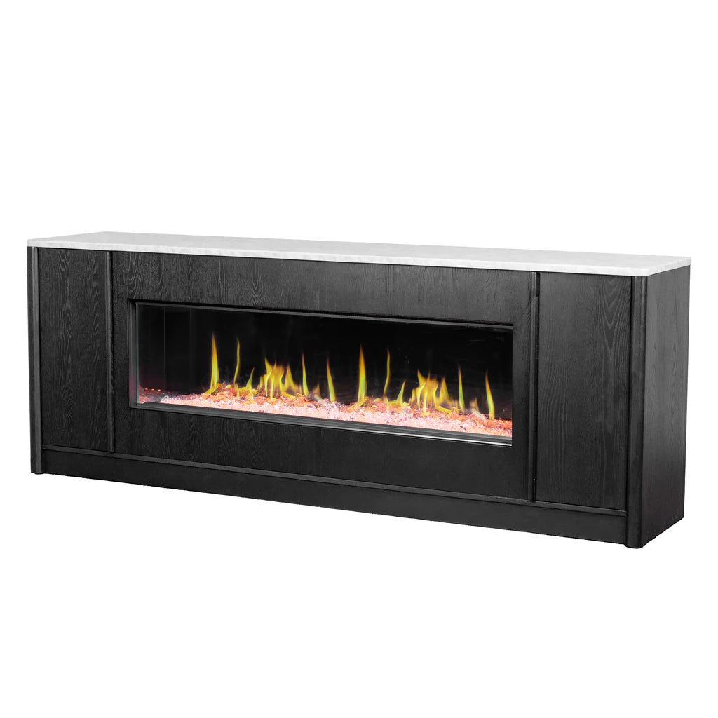 Grange -Electric Fireplace - Sideboard - Marble Top