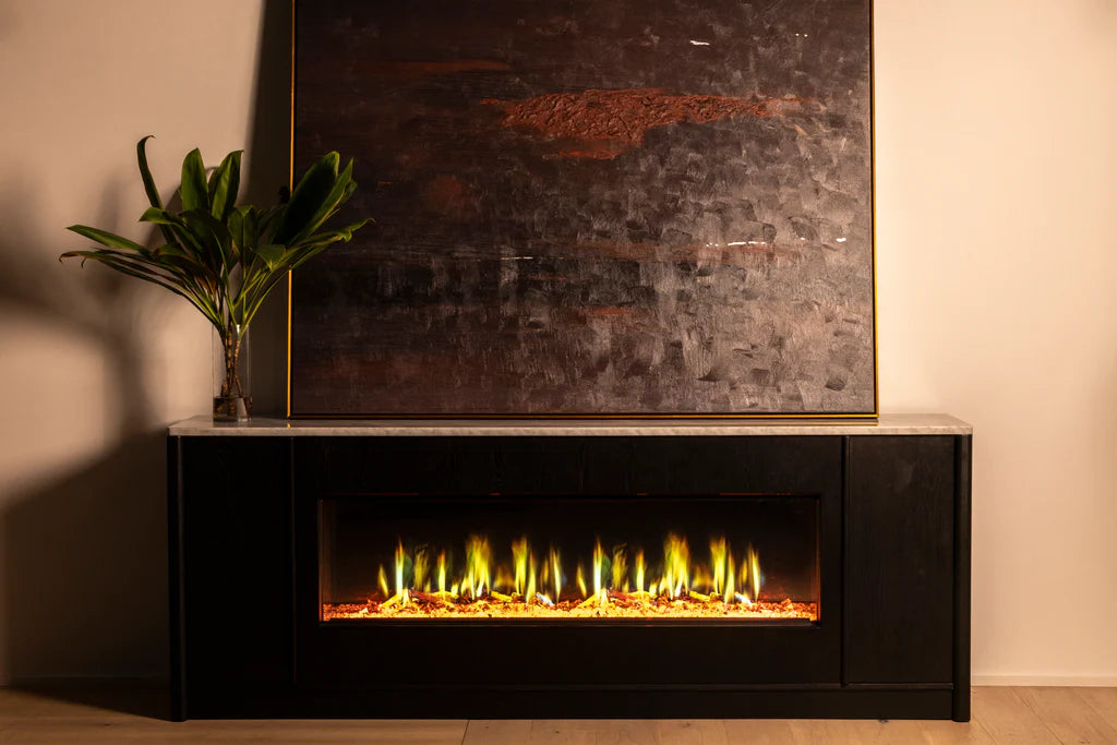 Grange -Electric Fireplace - Sideboard - Marble Top