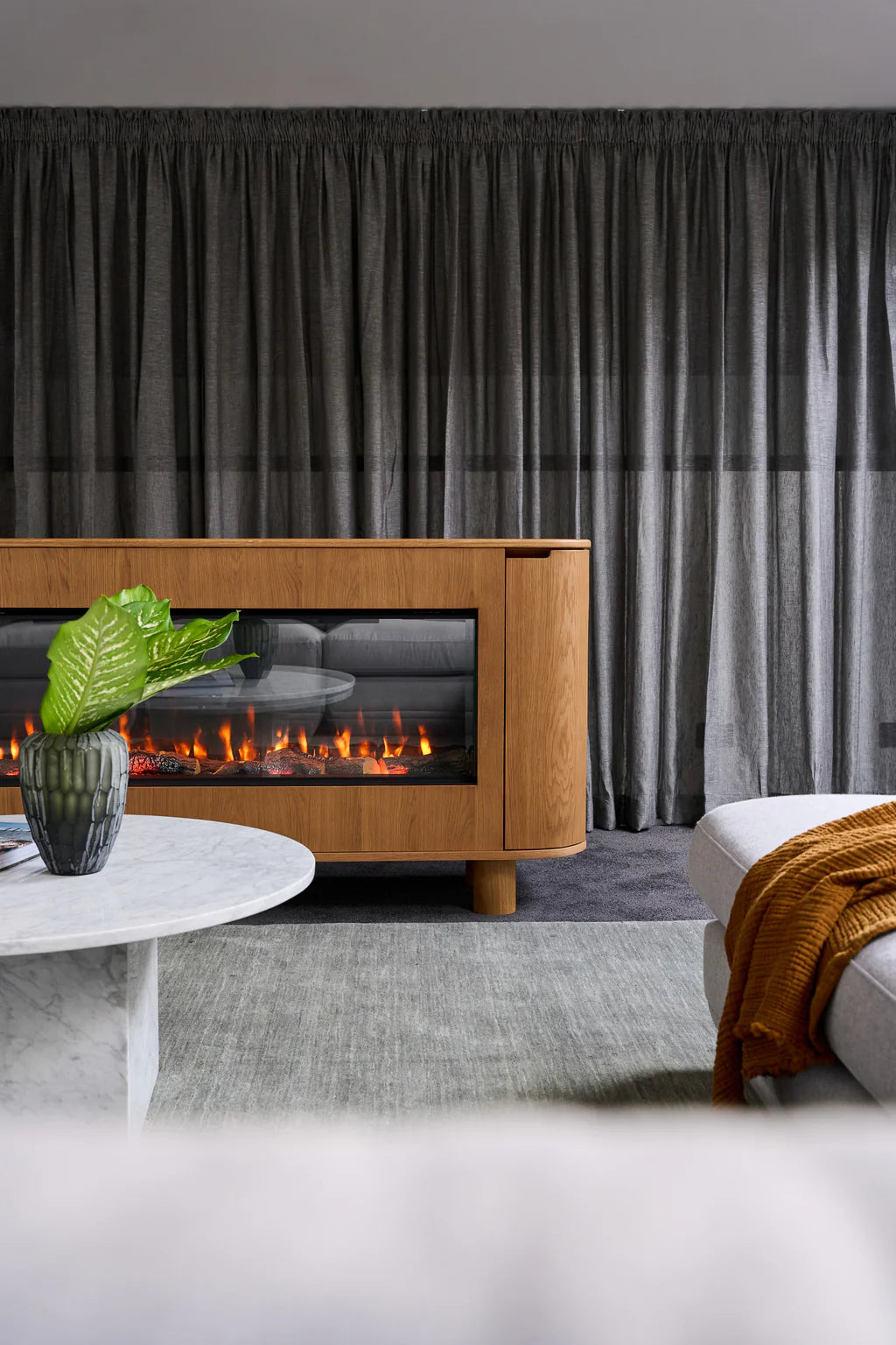 Ashton - Electric Fireplace - Sideboard