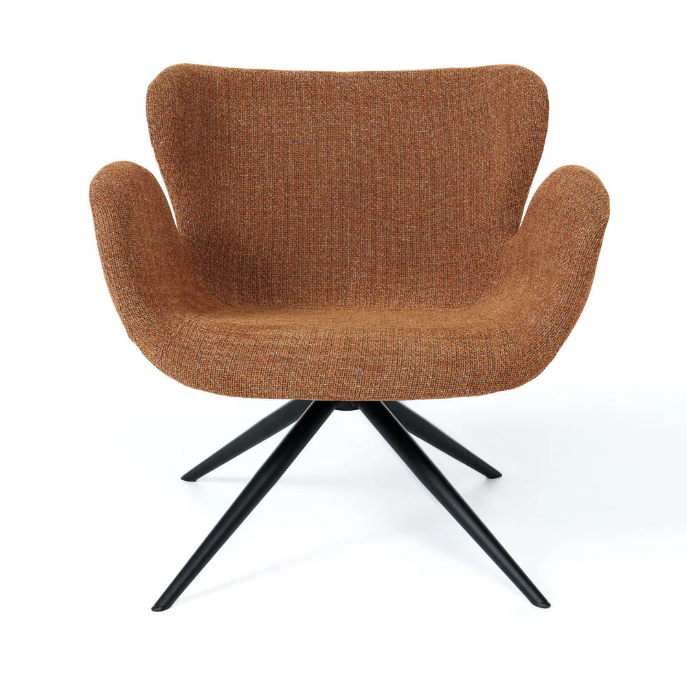 Frida Swivel Armchair - Amber
