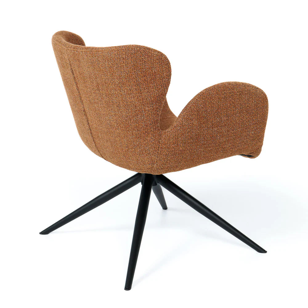 Frida Swivel Armchair - Amber