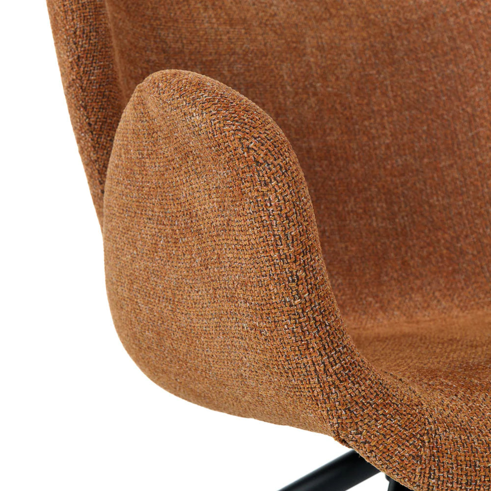 Frida Swivel Armchair - Amber