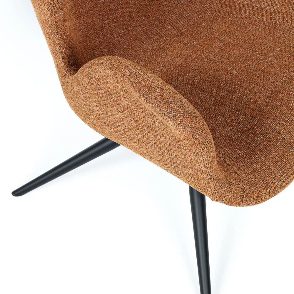 Frida Swivel Armchair - Amber