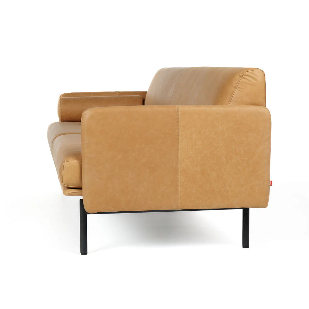 Foundry Sofa - Canyon Whiskey Leather