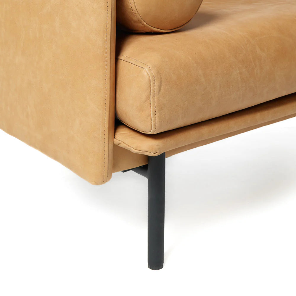 Foundry Sofa - Canyon Whiskey Leather