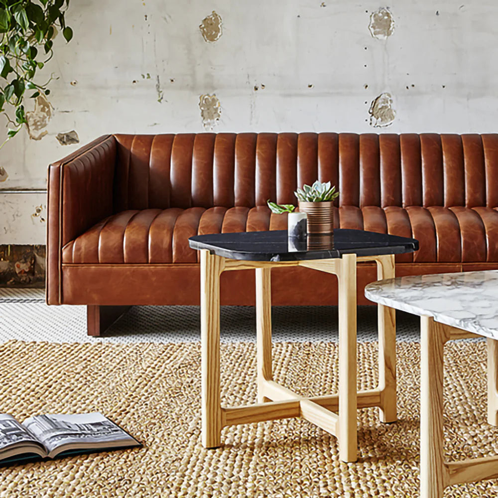 Wallace Sofa - Saddle Brown