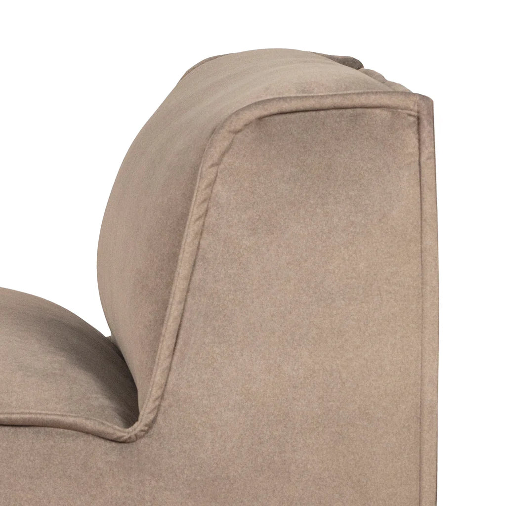 Nexus Armless Sofa - Merino Mocha
