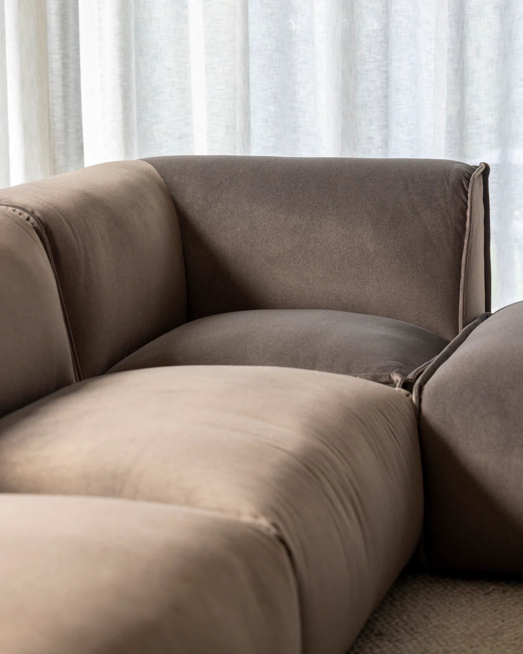 Nexus Armless Sofa - Merino Mocha