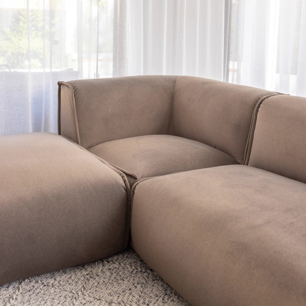 Nexus Armless Sofa - Merino Mocha