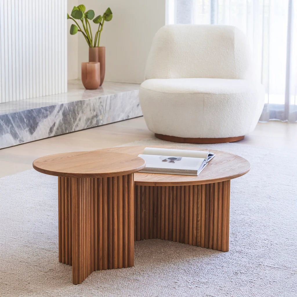 Odeon Side Table - White Oak