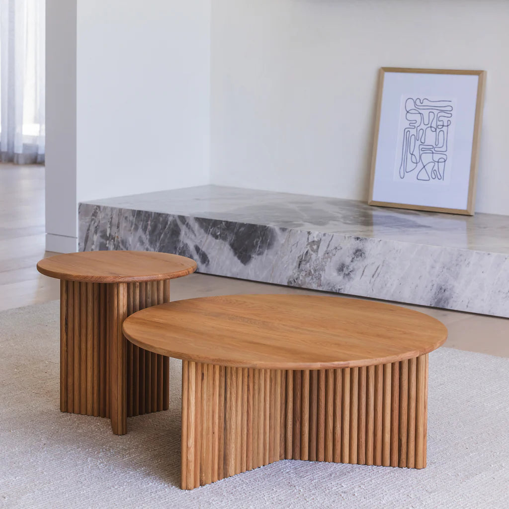 Odeon Side Table - White Oak