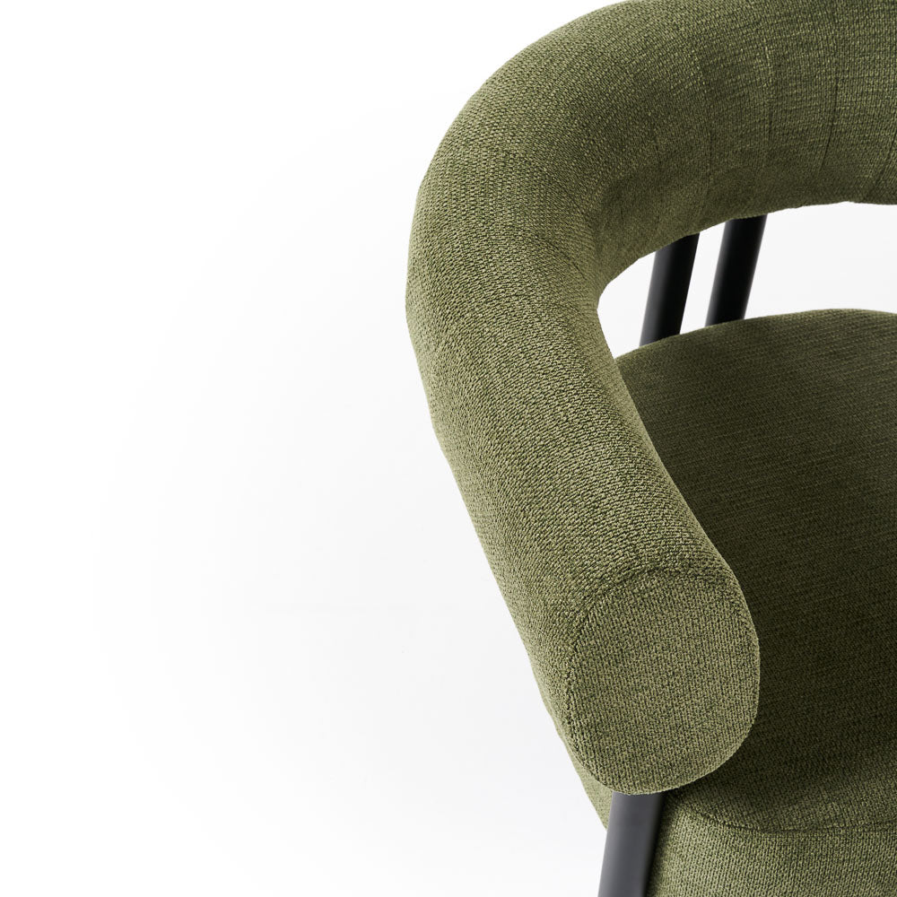 Harris Occasional Chair - Black/Moss