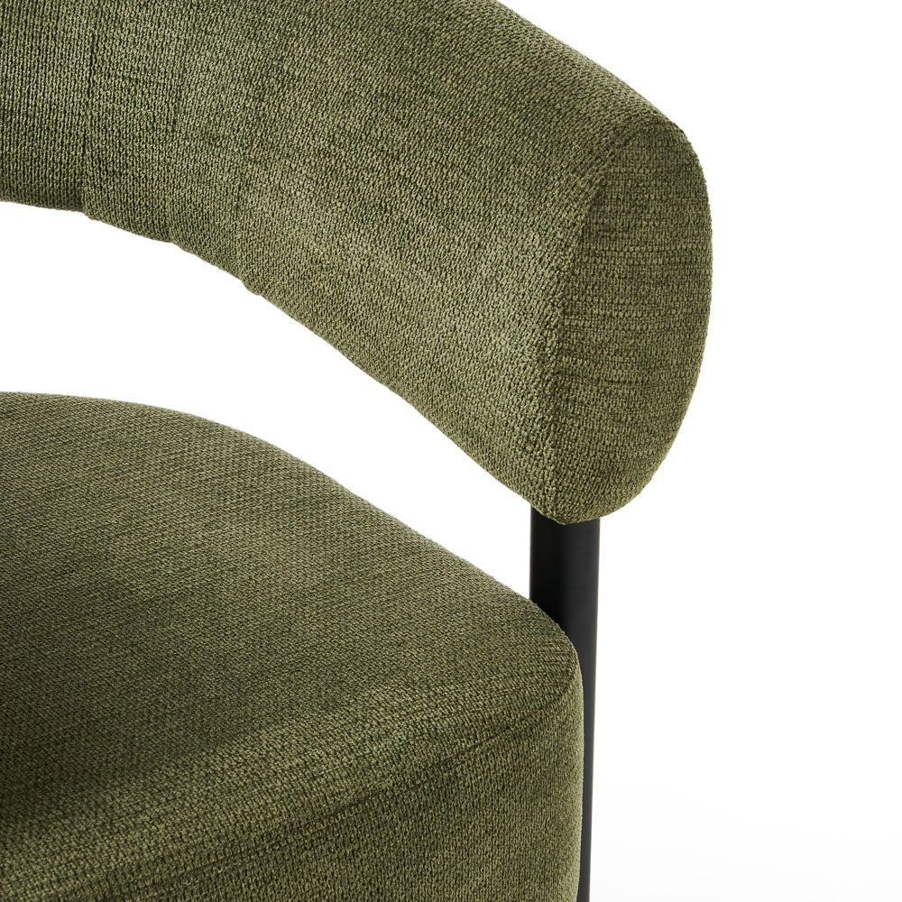 Harris Occasional Chair - Black/Moss