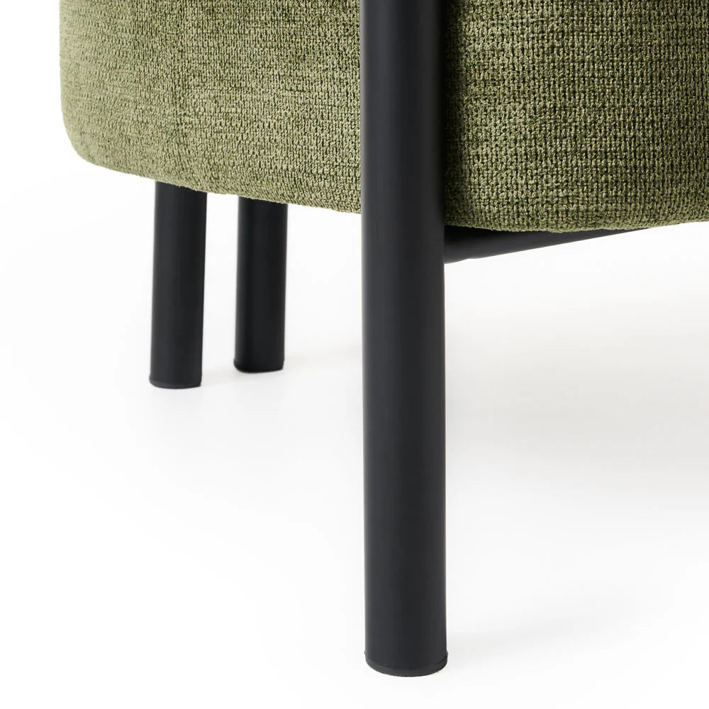 Harris Occasional Chair - Black/Moss