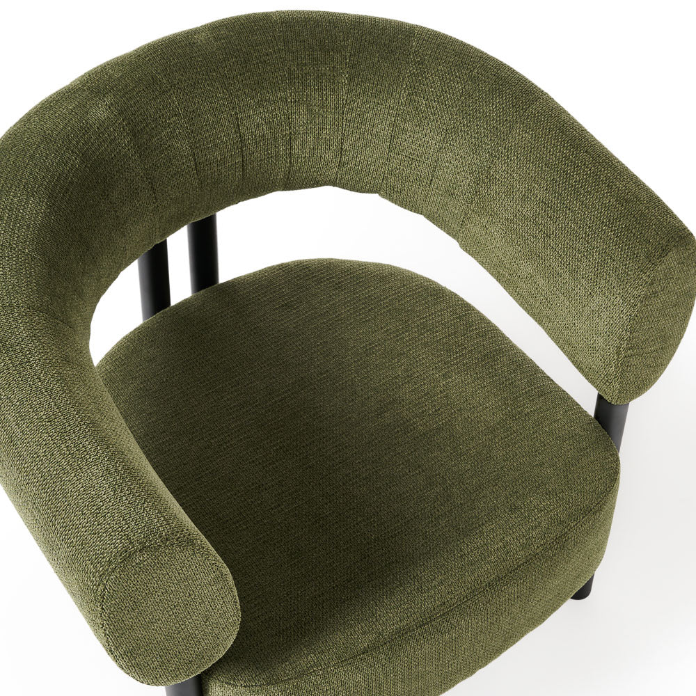 Harris Occasional Chair - Black/Moss