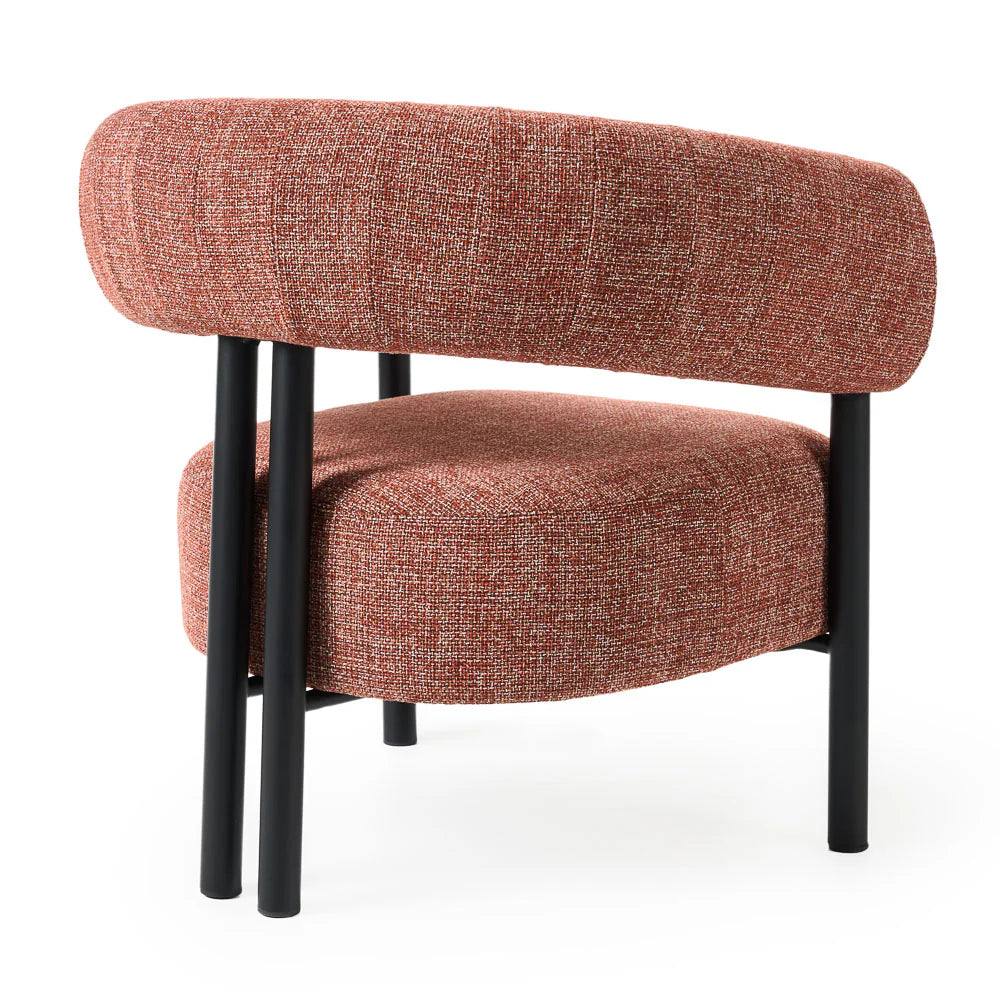 Harris Occasional Chair - Black/Rust
