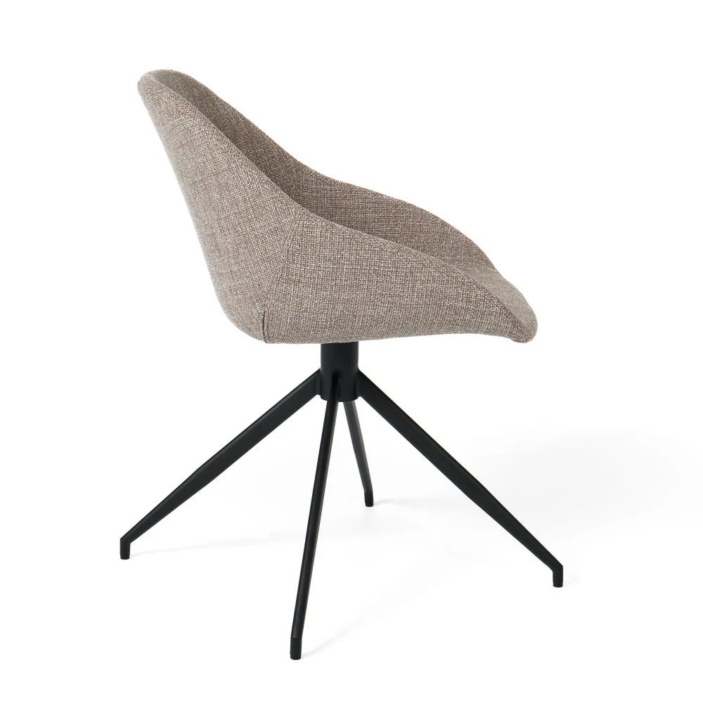 Lansel Swivel Dining Chair - Sand