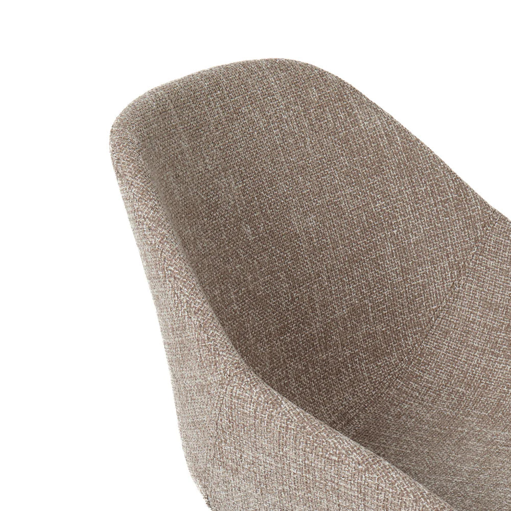 Lansel Swivel Dining Chair - Sand