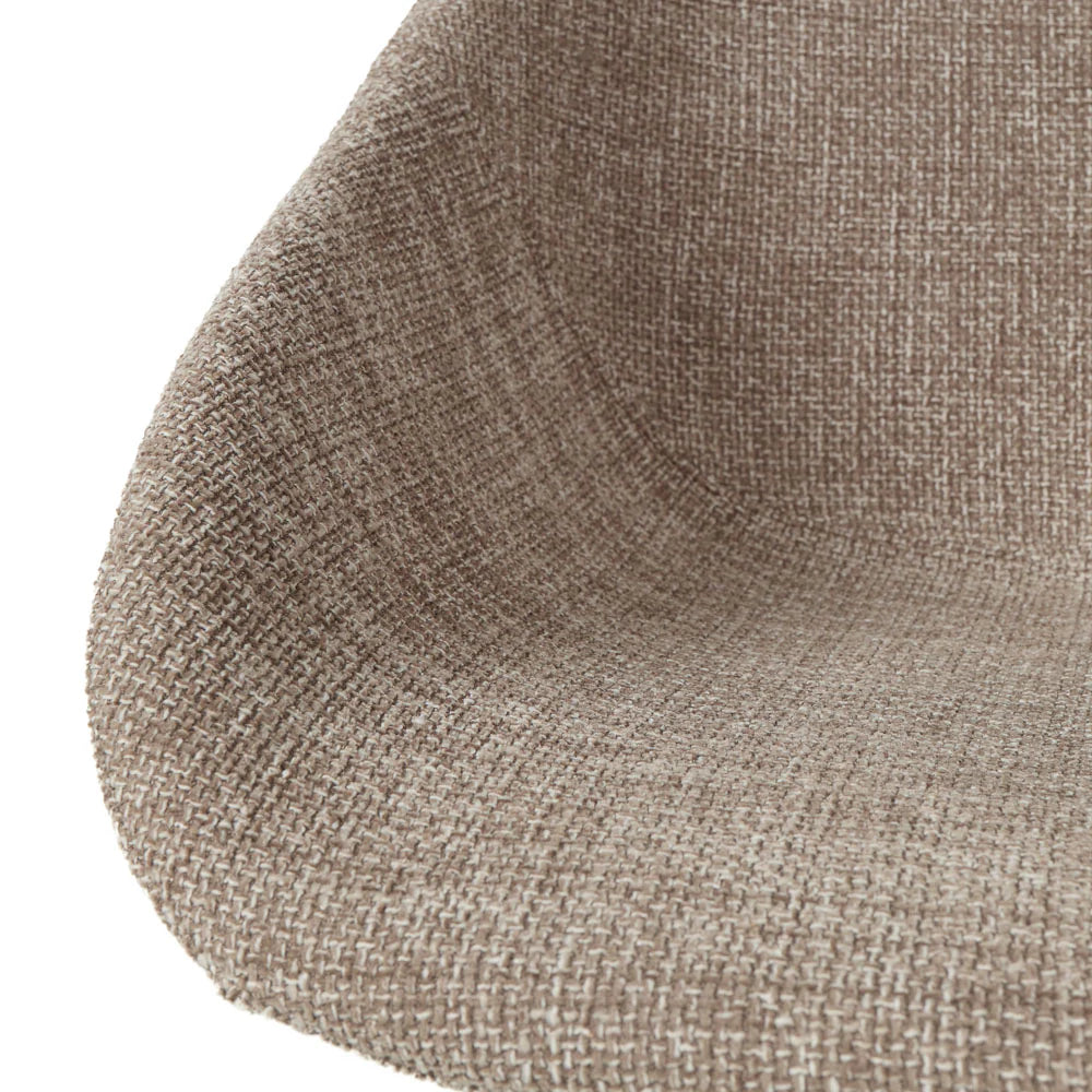 Lansel Swivel Dining Chair - Sand