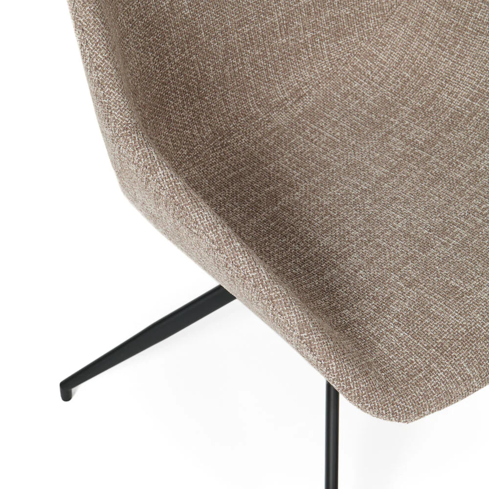 Lansel Swivel Dining Chair - Sand