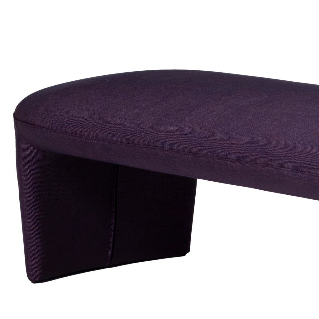 Lulu Ottoman Bench - Grape