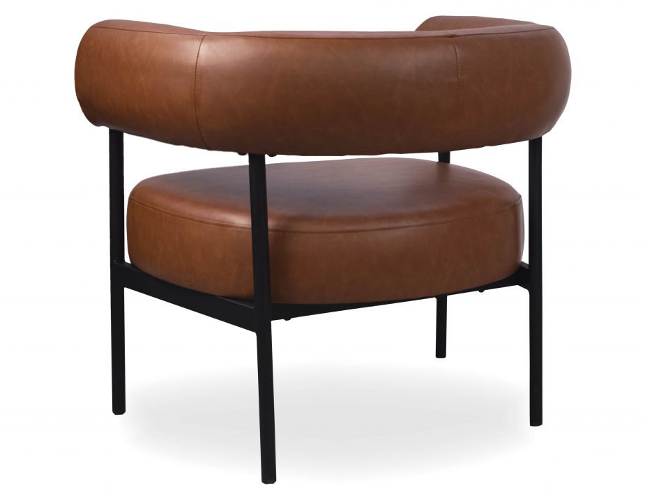 Marlowe Armchair - Retro Brandy PU