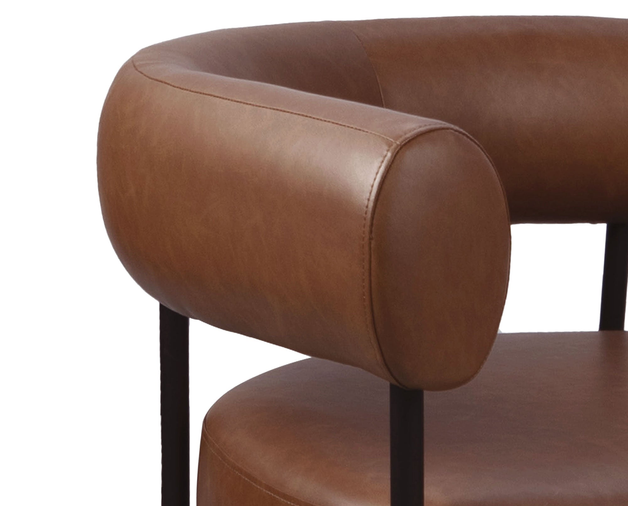 Marlowe Armchair - Retro Brandy PU
