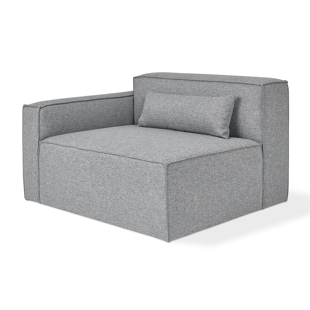Mix Modular Sofa - Arm Left (Parliament Stone).