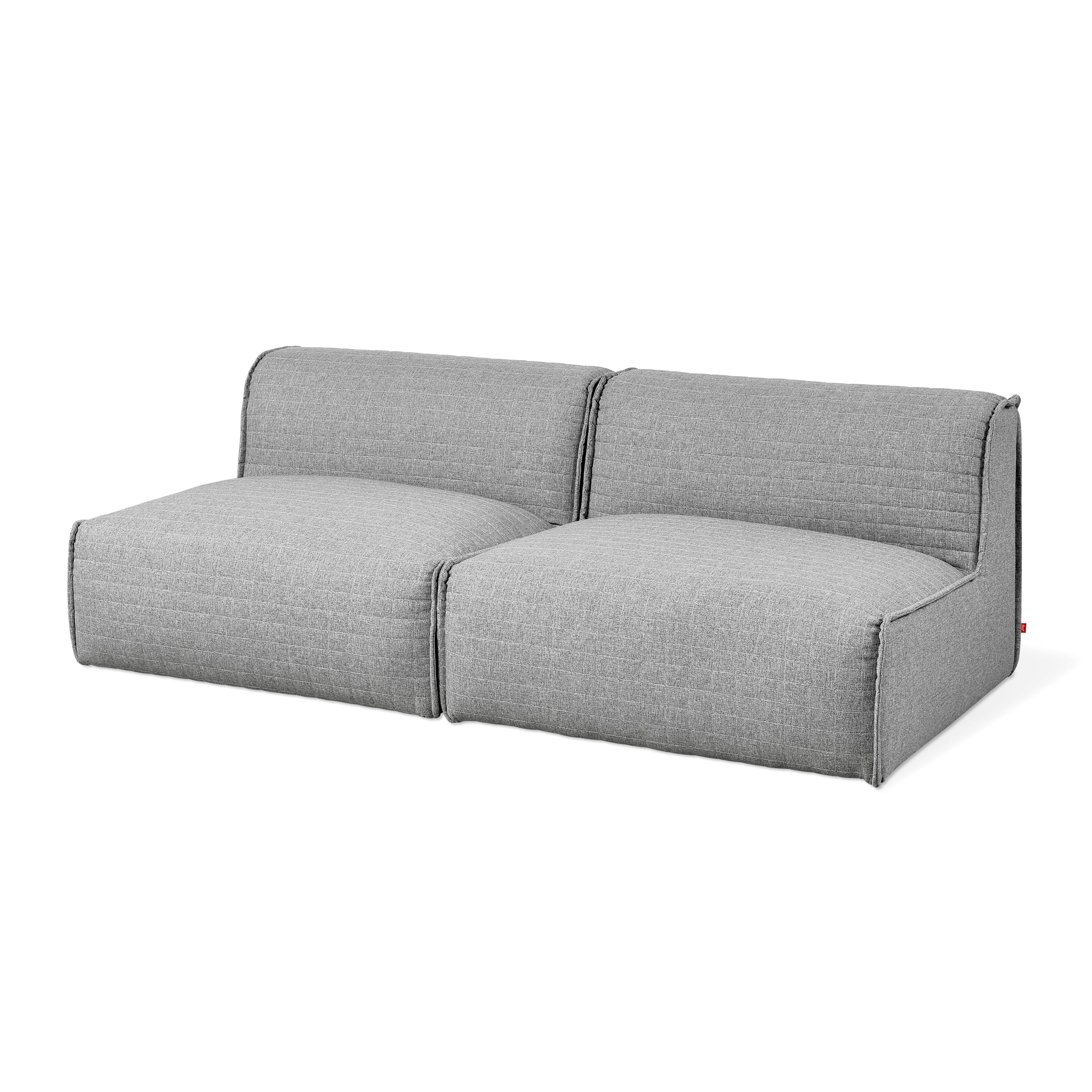 Nexus Armless Sofa - Parliament Stone